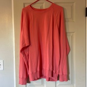 pink aerie crewneck
